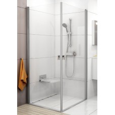 Durvis Dušas Stūrim Crv1,90cm,Spīdīgs/Caurspīdīgs Stikls