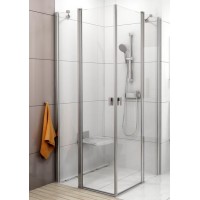 Dušas Durvis Stūrim Crv2,120cm,Spīdīgs/Caurspīdīgs Stikls
