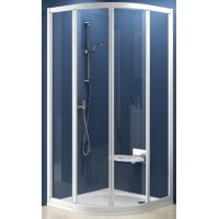 Dušas Stūris Skcp4,80cmx80cm, Balts/Grape Stikls Dušas Stūris Skcp4,80cmx80cm, Balts/Grape Stikls
