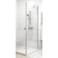 Dušas Siena Cps,100cm,Satīns/Caurspīdīgs Stikls