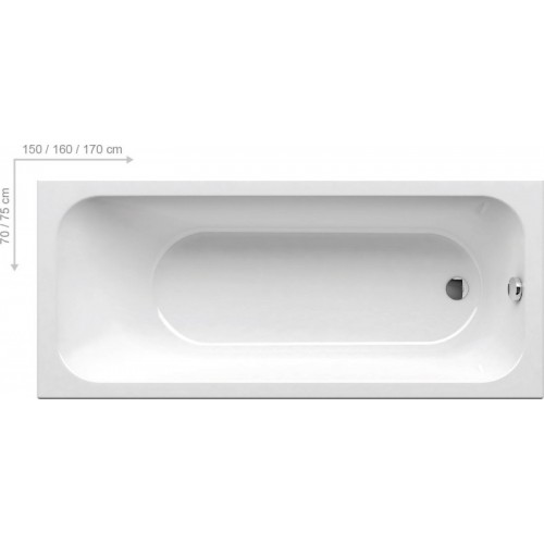 Vanna Chrome,160cmx70cm