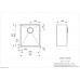 Virtuves Izlietne Ontario 34X40 (L),42cmx42cm Virtuves Izlietne Ontario 34X40 (L),42cmx42cm