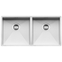 Virtuves Izlietne Ontario 40X40+40X40 (L),44cmx87.3cm Virtuves Izlietne Ontario 40X40+40X40 (L),44cmx87.3cm