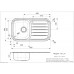 Virtuves Izlietne Regent 10 Lux (R),48cmx80.5cm