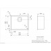 Virtuves Izlietne Texas 40X40 (L),44cmx44cm Virtuves Izlietne Texas 40X40 (L),44cmx44cm