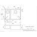 Virtuves Izlietne Texas 18X40+40X40 (L),44cmx65.3cm Virtuves Izlietne Texas 18X40+40X40 (L),44cmx65.3cm