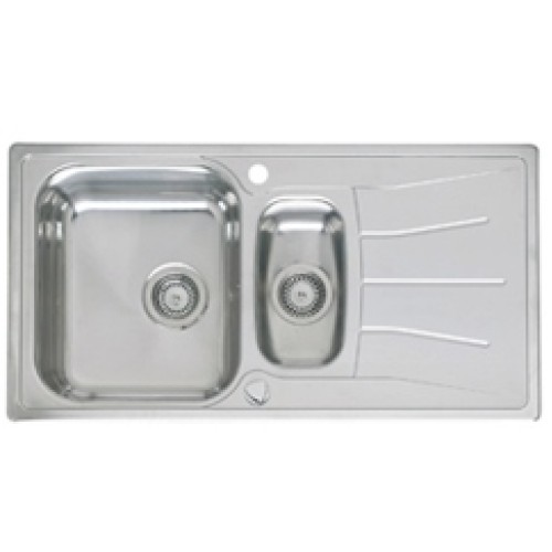 Virtuves Izlietne Diplomat 1.5 Lux (R),50cmx95cm