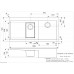 Virtuves Izlietne Ontario 4.5 Right (L),50cmx100cm Virtuves Izlietne Ontario 4.5 Right (L),50cmx100cm