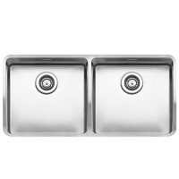 Virtuves Izlietne Ohio 40X40+40X40 (L),44cmx87.3cm Virtuves Izlietne Ohio 40X40+40X40 (L),44cmx87.3cm