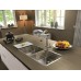 Virtuves Izlietne Ohio 40X40+40X40 (L),44cmx87.3cm