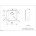 Virtuves Izlietne Ib 4040 (L),44.5cmx44.5cm