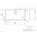 Virtuves Izlietne Kansas 80X42 (L),44cmx82cm