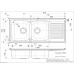 Virtuves Izlietne Centurio 30 (R),49cmx115cm