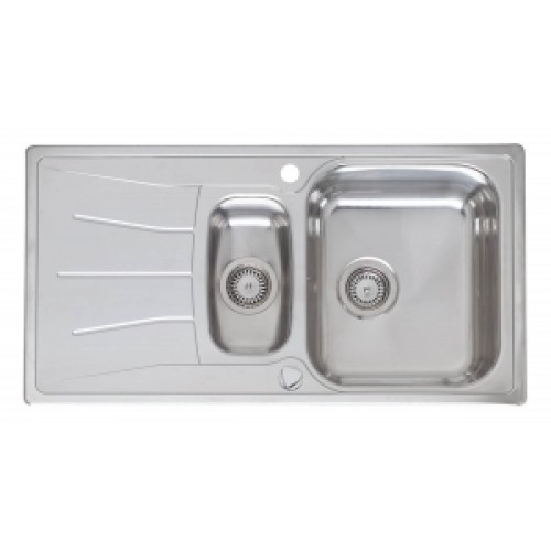 Virtuves Izlietne Diplomat 1.5 Eco (R),50cmx95cm