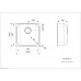 Virtuves Izlietne Ib 4040 (U),44cmx44cm