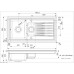 Virtuves Izlietne Rl301 (Cw),52.5cmx101cm