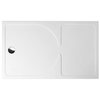 Dušas Vanniņa Walk In,90cmx150cm,Balta