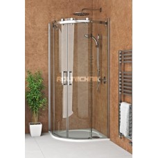 Dušas Stūris Amr2N,100cmx100cm, briliants/caurspīdīgs stikls