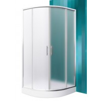Dušas Stūris Houston Neo,80cmx80cm, briliants/matēts stikls
