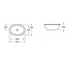 Izlietne Loop  Friends,32.5cmx48.5cm