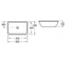 Izlietne Loop  Friends,34.5cmx54cm