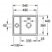 Virtuves Izlietne Subway 60 Xu,44cmx54.5cm