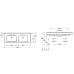Izlietne Subway 2.0,47cmx130cm Izlietne Subway 2.0,47cmx130cm