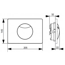 Taustiņš  Viconnect E100,14.5cmx20.5cm