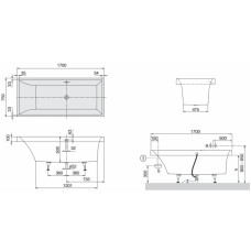 Vanna Squaro Duo,75cmx170cm