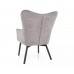 Krēsls CARMEN RAVEN gaiši pelēks Krēsls CARMEN RAVEN gaiši pelēks