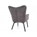 Krēsls CARMEN RAVEN pelēks Krēsls CARMEN RAVEN pelēks
