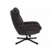 Auduma atpūtas krēsls HARPER melns Auduma atpūtas krēsls HARPER melns
