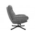 Auduma atpūtas krēsls HARPER pelēks Auduma atpūtas krēsls HARPER pelēks