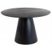 Apaļš koka galds ANGEL 120 pelēks/melns Apaļš koka galds ANGEL 120 pelēks/melns