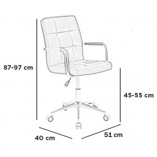 Biroja krēsls Q-022 Velvet